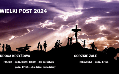 Nabożeństwa pokutne w Wielkim Poście 2024